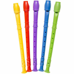 FLAUTI DOLCI GRANDI COLORATI (24 pz.)