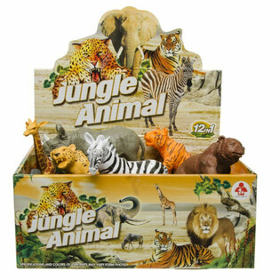 GRANDI ANIMALI SELVATICI - PERSONAGGI GIOCATTOLO IN DISPLAY (12 pz.)