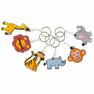 PORTACHIAVI ANIMALI DELLA GIUNGLA (48 pz)