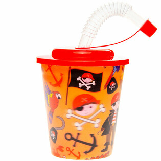 BICCHIERE / COPPA GELATO CON CANNUCCIA – PIRATA (12 pz.)