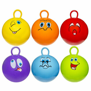 Palla Saltante Smiley - &Oslash; 46 cm (6 pz.)