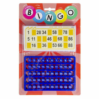 Set Gioco Bingo su Scheda (6 pezzi)