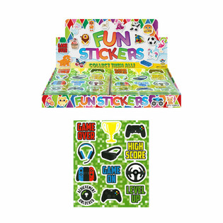 Adesivi Divertenti - Modello: Gamer (120 pz.)