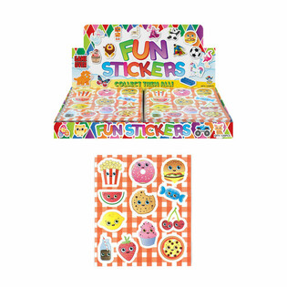 Adesivi Divertenti - Modello: Food Faces (120 pz.)