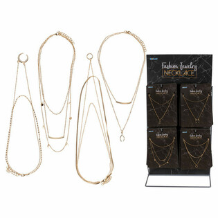 **MEGA CONVENIENTE** ESPOSITORE COMPLETO BIGIOTTERIA - COLLANE (48 pz.)