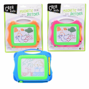 CREA KIDS - LAVAGNA MAGICA MAGNETICA A COLORI (12 pz.)