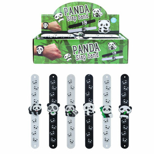 BRACCIALETTI A SCATTO PANDA / CLIC (24 pz.)