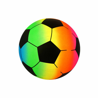 PALLONE DA CALCIO ARCOBALENO Ø20CM (12 pz.)