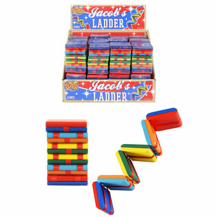 GIOCHI RETRÒ - Scala di Giacobbe in Legno in Display (24 pezzi)