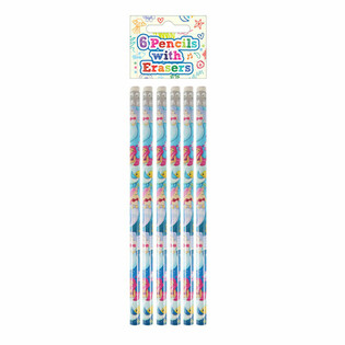 Set da 6 Matite Sirena con Gomma - In Display (24 Set)