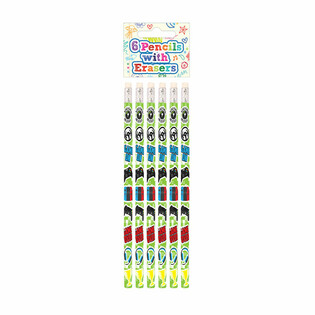 Set Matite e Gomme Gamer (6 pezzi) - Espositore da 24 set