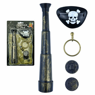 Set da Gioco Pirata su Cartoncino - 6 Pezzi