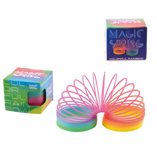 MOLLA MAGICA RAINBOW MAGIX / SLINKY IN SCATOLA Ø7,5 CM (12 pz.)