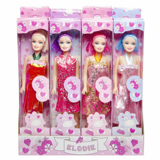 BAMBOLA ELODIE IN SCATOLA CON VETRINA E IN DISPLAY (12 pz.)