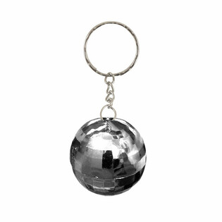 Portachiavi Sfera Disco Argento (Set da 12)