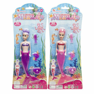 Bambola Sirena su Card (6 pz.)