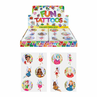 Tatuaggi Divertenti - Display Fate (96 pezzi)