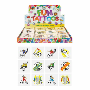 FUN TATTOO'S - Display Calcio (48 Confezioni da 12)