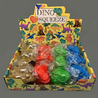 Espositore di Dinosauri Squeeze (12 pezzi)