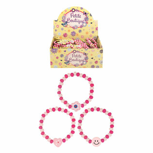Espositore Braccialetti Smiley in Legno per Bambine (120 pz.)