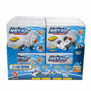 Display Costruisci il Tuo Veicolo in Metallo (24 pz.)
