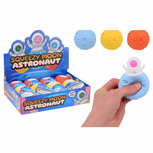 Palla di Luna Squeezy Astronauta - In Display (12 Pezzi)