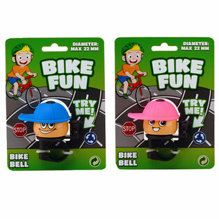 Campanello per Bici Bambini BIKE FUN su Cartoncino (24 pz.)