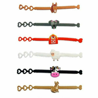 Braccialetti in silicone per bambini Animali della Fattoria (12 pezzi)