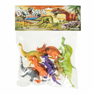 Dinosaur World: Set di 8 Grandi Dinosauri Giocattolo