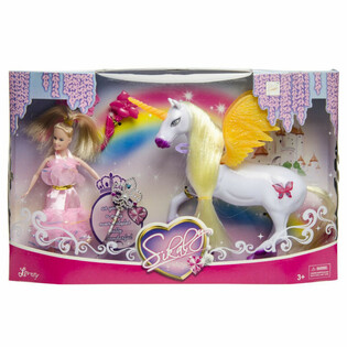 SET GIOCO UNICORNO E PRINCIPESSA - IN CONFEZIONE REGALO DI LUSSO (1 pz.)