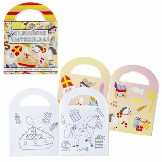 Piccoli Album da Colorare San Nicola con Adesivi (48 pz.)