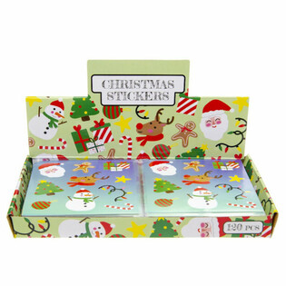 ADESIVI DIVERTENTI - NATALE (120 PEZZI)