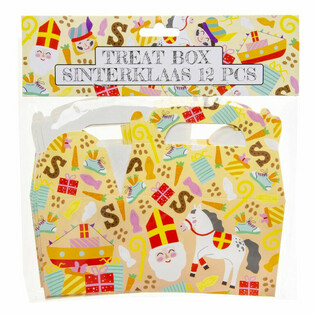 Scatoline per dolcetti di San Nicola 12x12,5x6 cm (12 pz.)