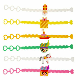 SINTERKLAAS - BRACCIALETTI IN SILICONE PER BAMBINI (12 pz.)