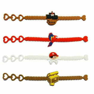 Braccialetti Pirati in Silicone per Bambini (12 pz.)