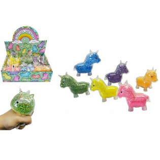 Display Unicorni Squeeze con Glitter (12 pezzi)