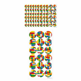 Fun Stickers - Mattoncini Brickz (10 fogli)