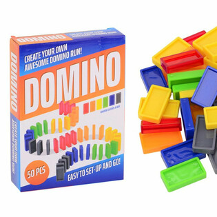 Set da Gioco Domino - 50 Tasselli in Confezione Regalo