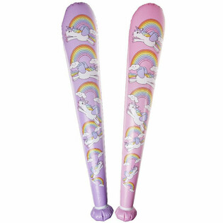 Mazza Gonfiabile Unicorno Grande - 85cm - Mix Colori (12 pz.)