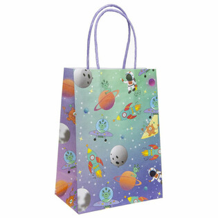 Sacchetti Regalo in Carta Spazio - 12 Pezzi