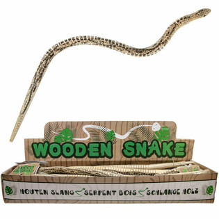 Serpente Snodato in Legno - 50cm - Display (24 pz)