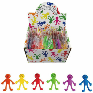 PERSONAGGI SMILEY ELASTICI COLORATI - IN DISPLAY (36 pz.)
