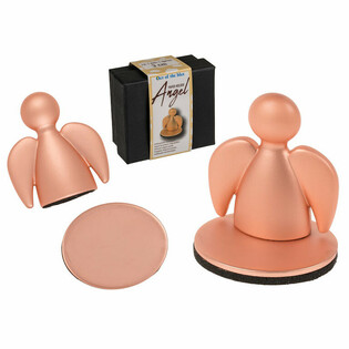 ANGELO CUSTODE - PORTACARTE MAGNETICO IN METALLO - SCATOLA REGALO (24 pz)