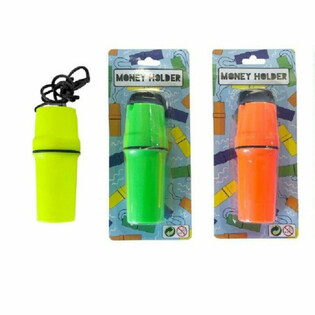 Tubetto Porta Soldi su Card - Colori Misti (12 pezzi)