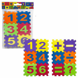 GIOCO PUZZLE MATEMATICO IN GOMMAPIUMA
