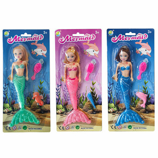 Bambola Sirena su Card (6 pz.)
