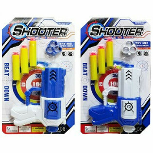 Pistola Giocattolo con 3 Ventose su Scheda (6 pz.)