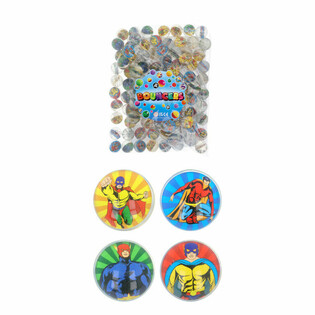 Mix Supereroi - Palline Rimbalzanti Ø3,3 cm (100 pz.)
