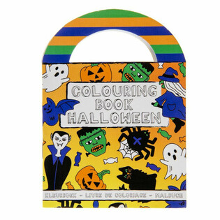 Piccoli Libretti da Colorare di Halloween con Adesivi (48 Pezzi)