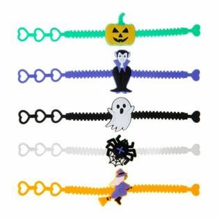 BRACCIALETTI IN SILICONE HALLOWEEN (12 pz.)